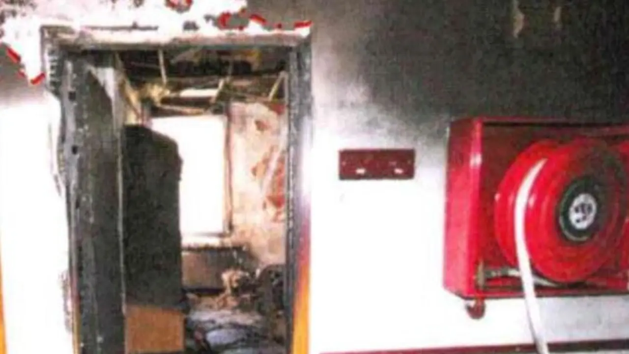 Imagen de la habitaci&oacute;n donde se produjo el incendio/ Cedida a H.A.