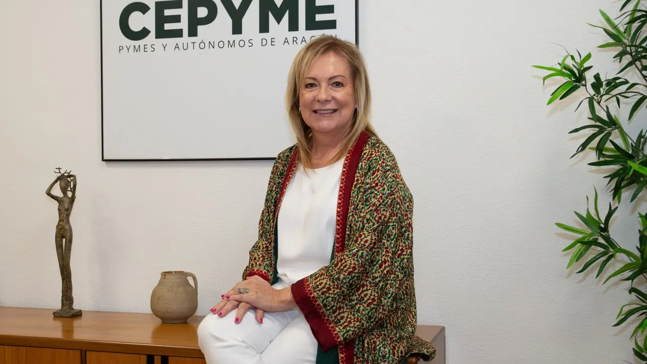 La presidenta de Cepyme en Arag&oacute;n, Mar&iacute;a Jes&uacute;s Lorente