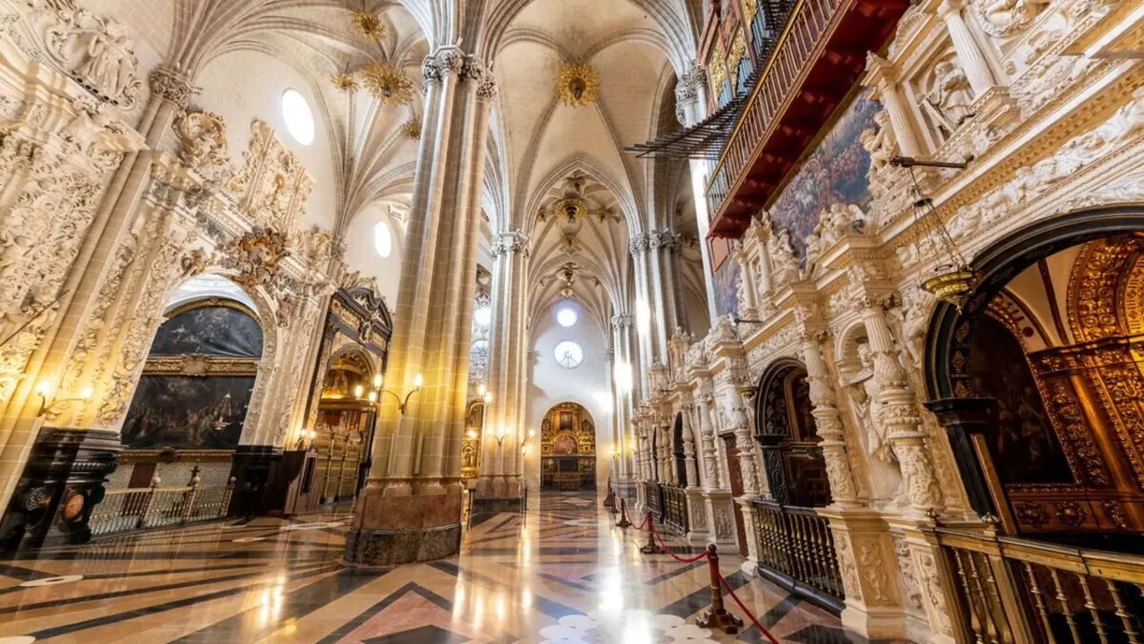 Interior de La Seo./ Catedrales de Zaragoza