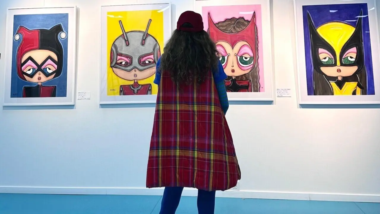 Exposici&oacute;n Qui&eacute;n eres t&uacute;, Mimii ./ Fundaci&oacute;n Ibercaja