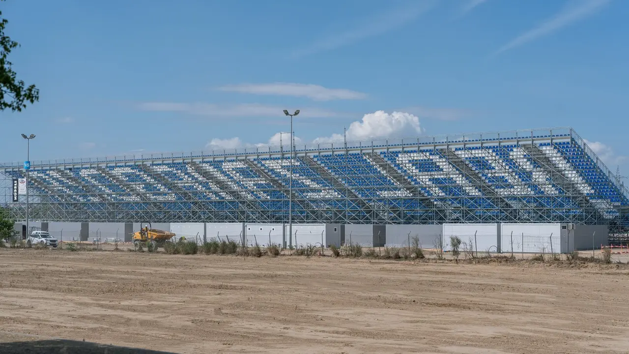 Obras del Estadio Modular del Real Zaragoza / &Aacute;lvaro Calvo
