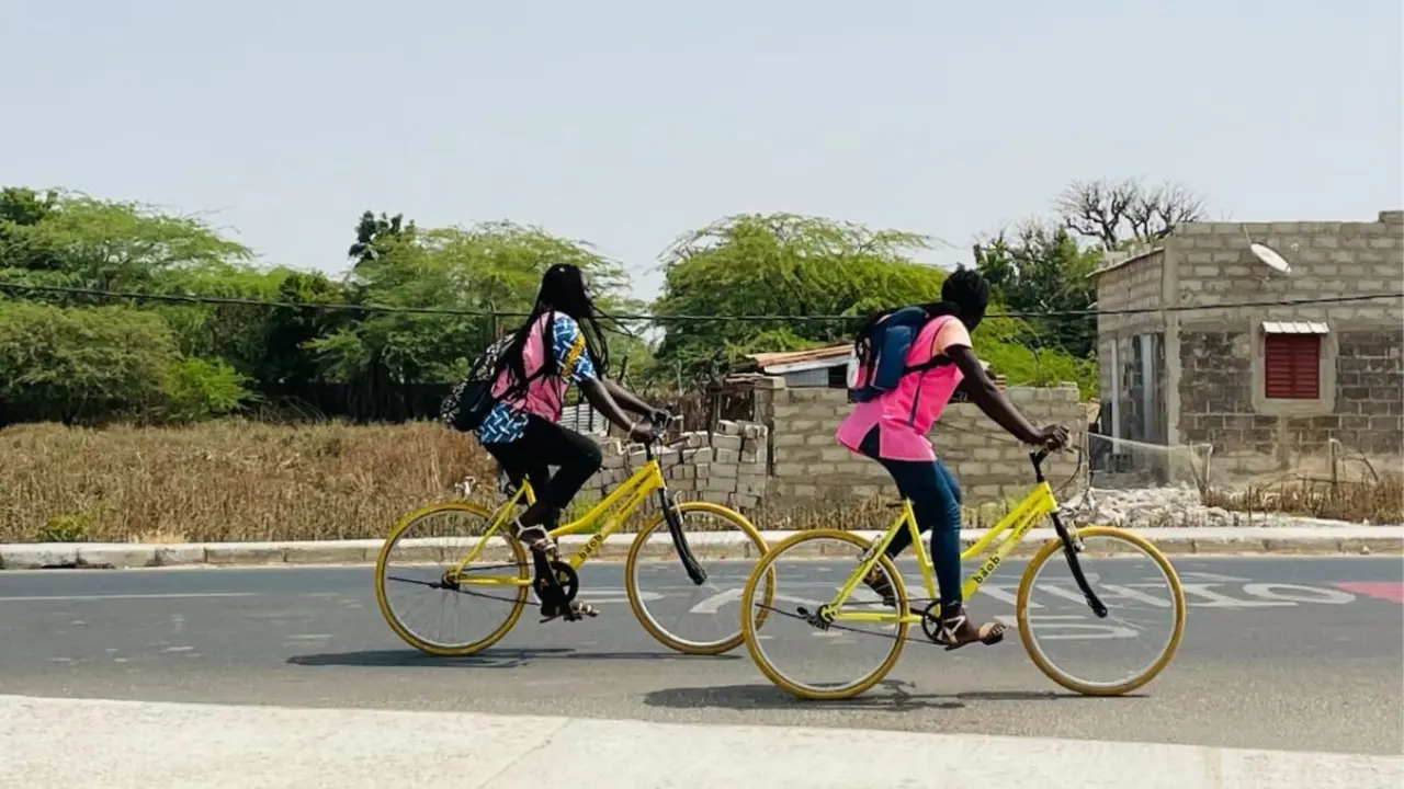 Alumnas baobikes. / Bicicletas Sin Fronteras