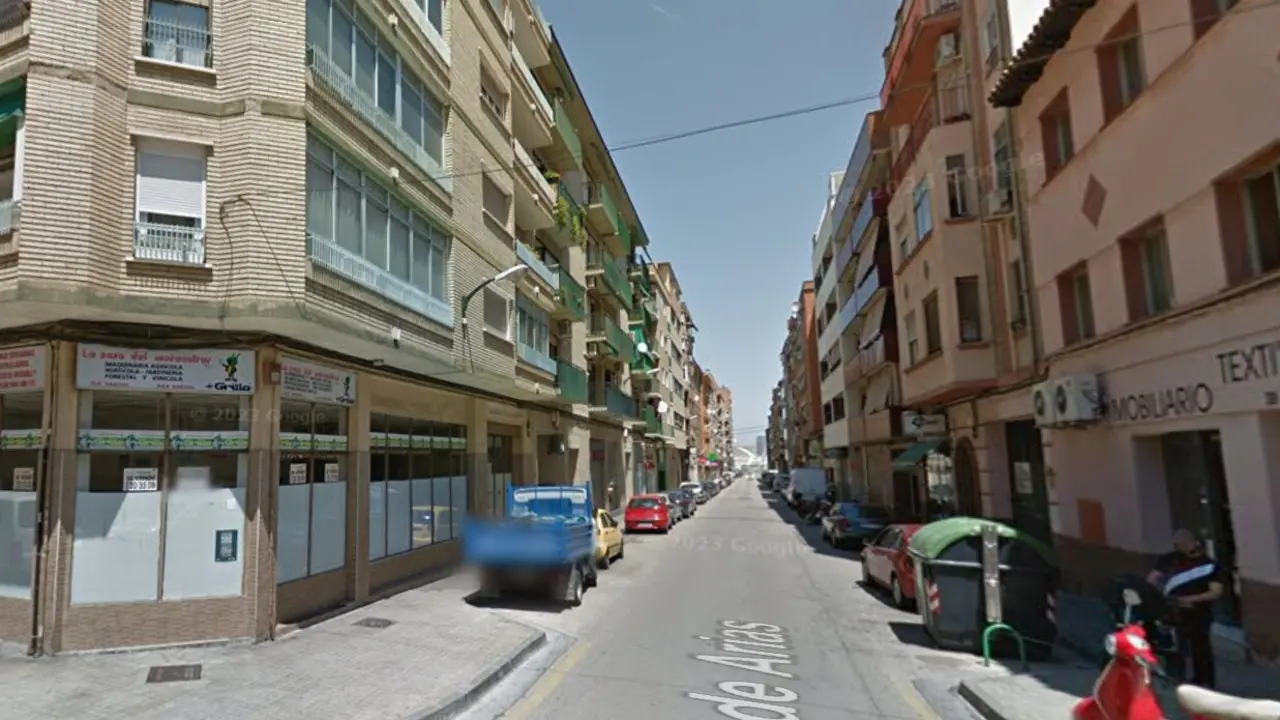 Calle Arias de Zaragoza.