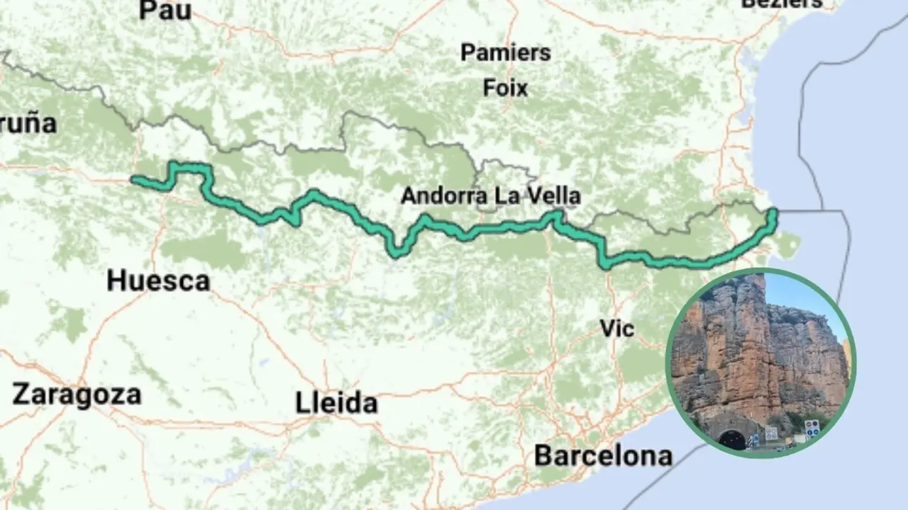 N-260 la carretera que pasa por Arag&oacute;n y es la m&aacute;s bonita de Espa&ntilde;a