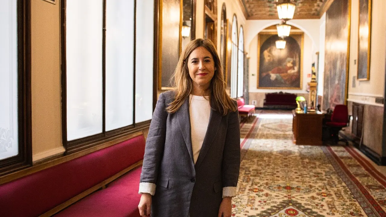 La dirigente del PP aragon&eacute;s, Roc&iacute;o Divar, en el Senado