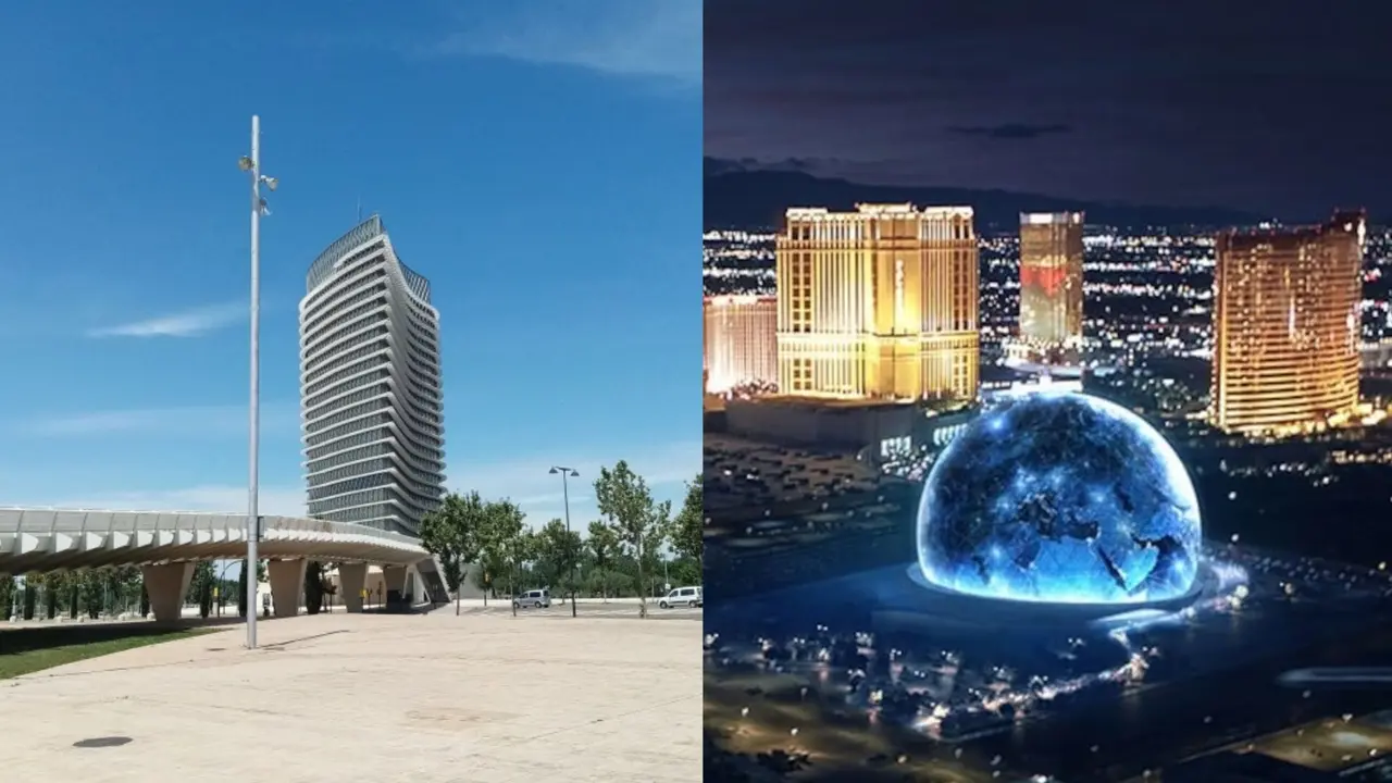 La Torre del Agua ser&aacute; una gigantesca pantalla LED. /H.A