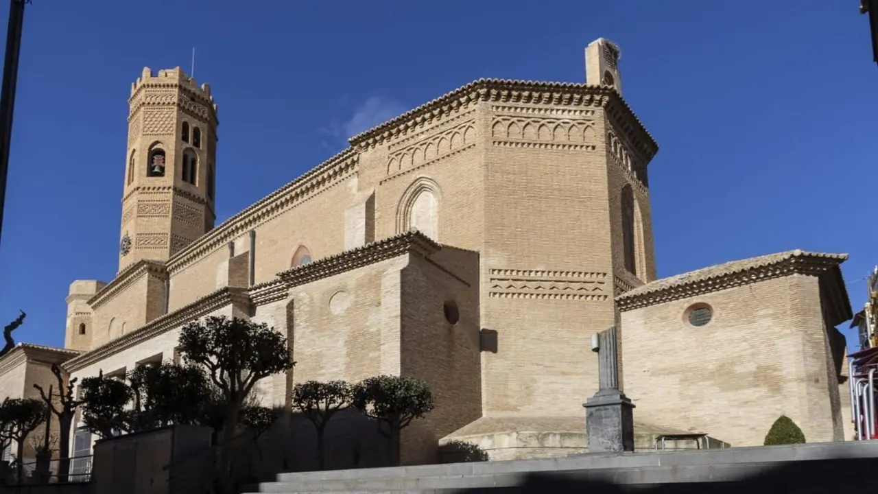 Iglesia de Santa Mar&iacute;a, en Tauste.