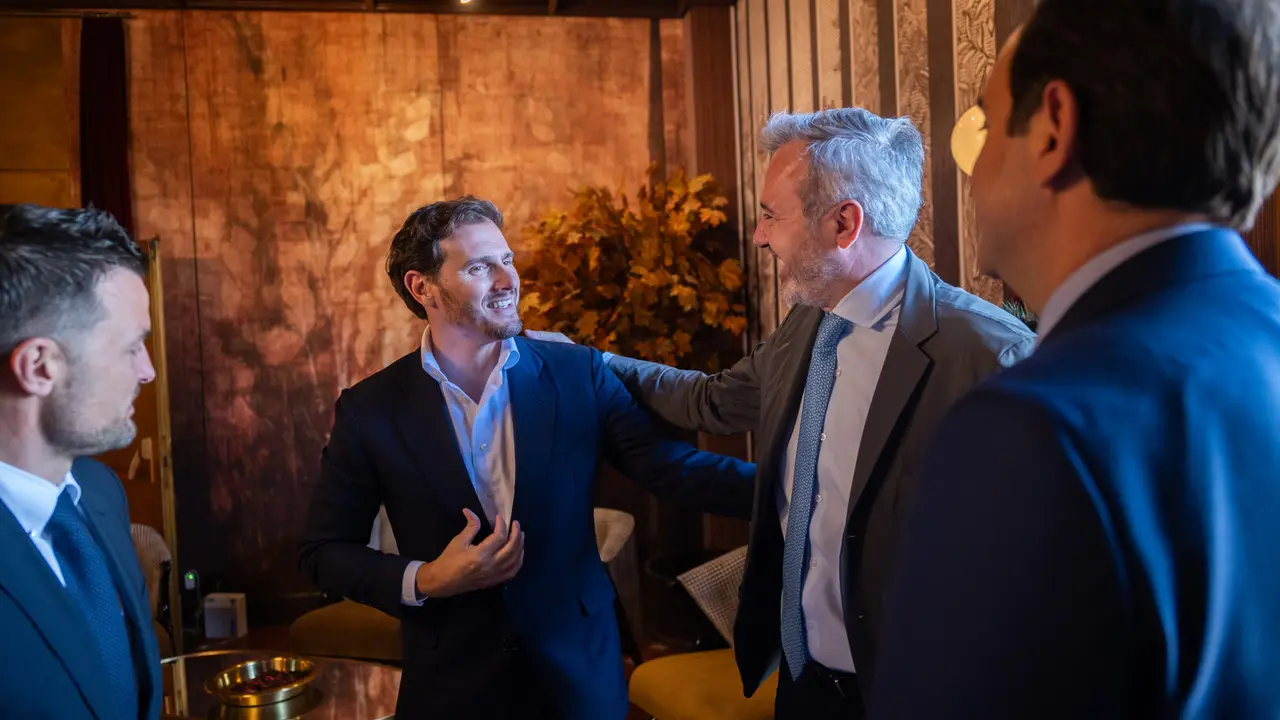 Albert Rivera y Jorge Azc&oacute;n./ Fabi&aacute;n Sim&oacute;n
