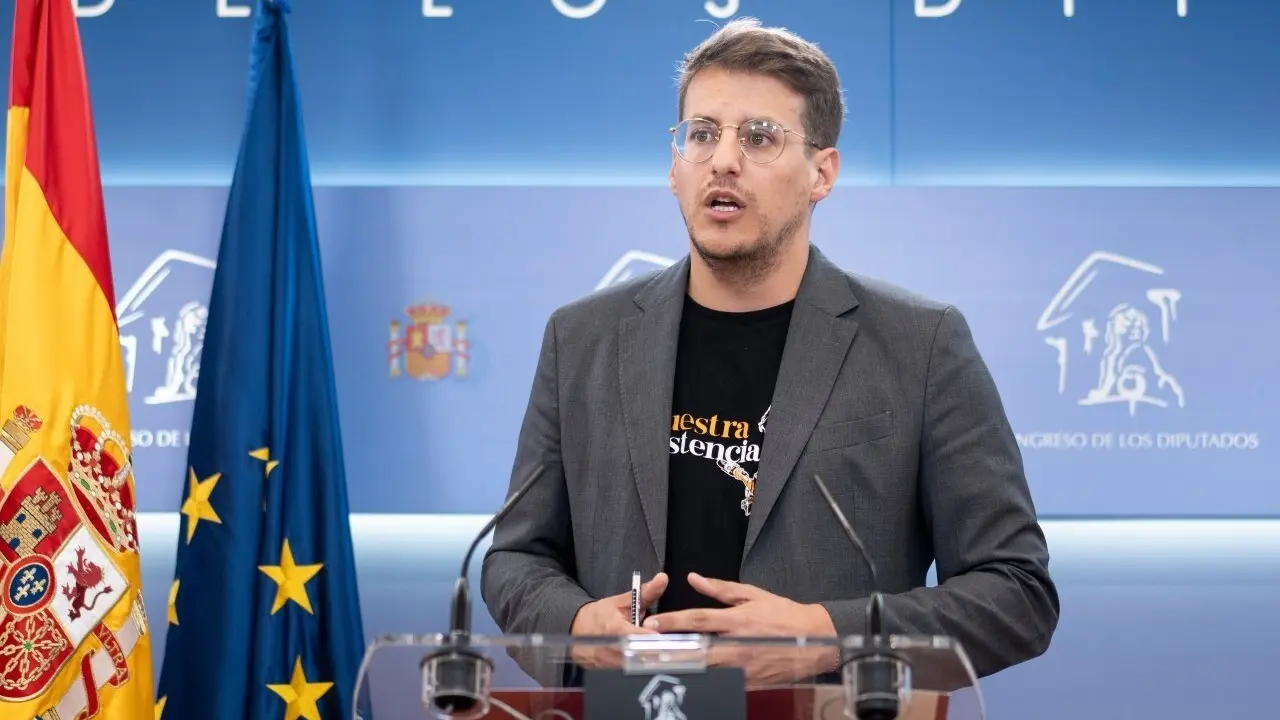 El representante de CHA por Sumar en el Congreso de los Diputados, Jorge Pueyo.