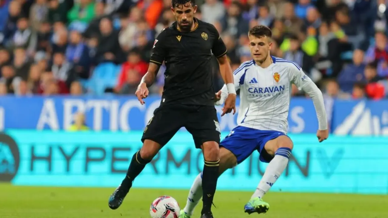 Imagen del encuentro entre Real Zaragoza y Castell&oacute;n en la ida / LaLiga