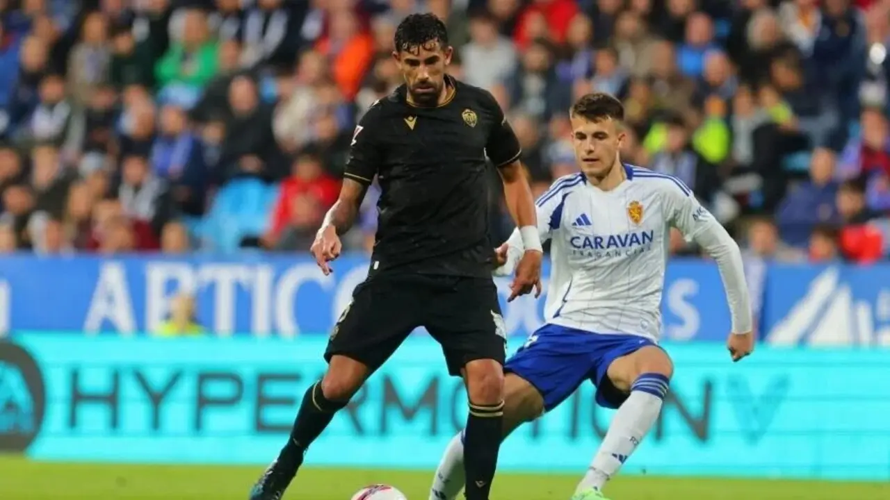 Imagen del encuentro entre Real Zaragoza y Castell&oacute;n en la ida / LaLiga