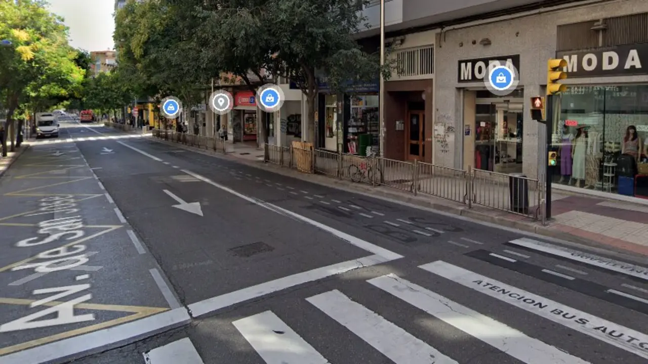 Avenida San Jos&eacute; en Zaragoza. /Google Maps