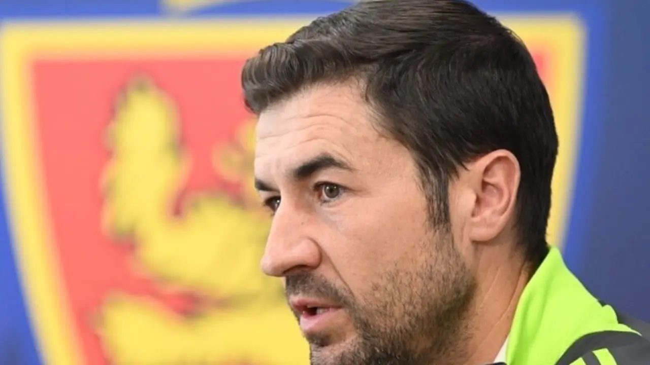 Gabi en sala de prensa / REAL ZARAGOZA