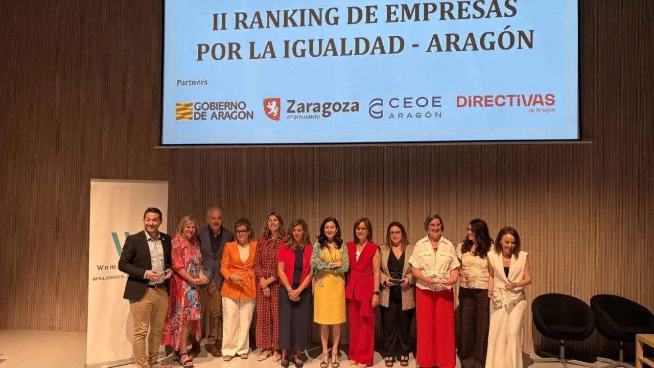 Entrega del II Ranking de Empresas por la Igualdad de Arag&oacute;n.