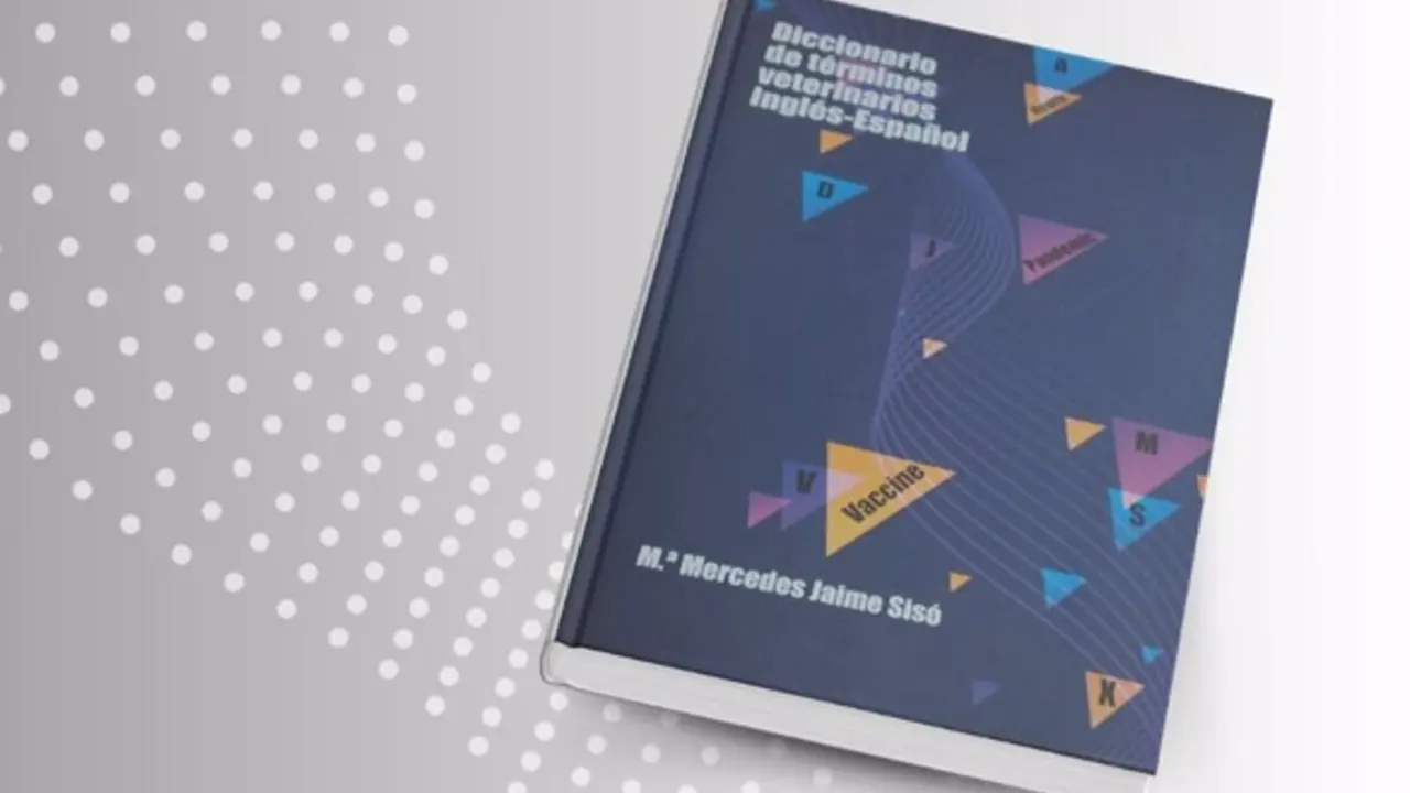 Portada del primer diccionario veterinario ingl&eacute;s-espa&ntilde;ol que este domingo presenta en Huesca la La profesora oscense Mercedes Jaime. - UNIVERSIDAD DE ZARAGOZA