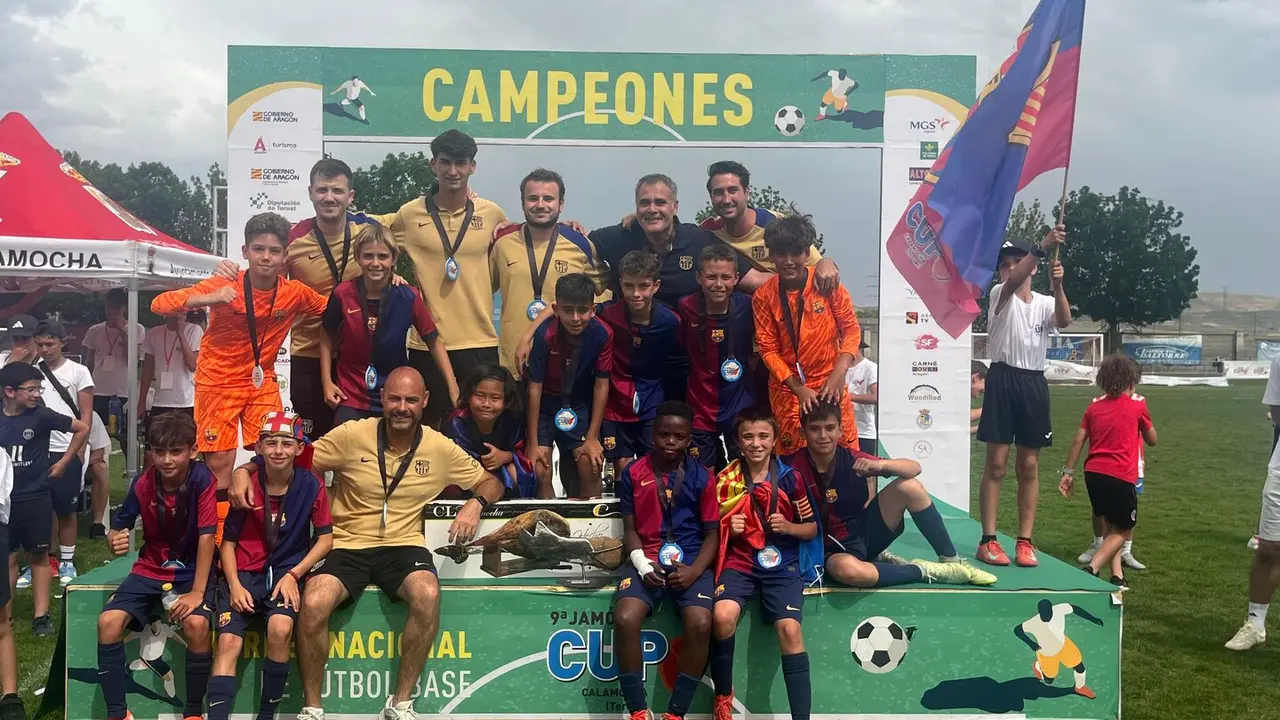 El FC. Barcelona / JAM&Oacute;N CUP