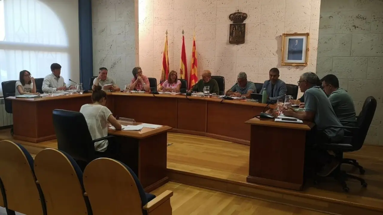 Pleno municipal de Calamocha.