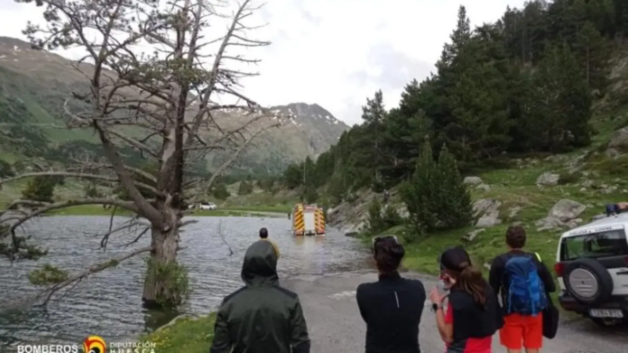 Imagen de la evacuaci&oacute;n. / Bomberos DPH