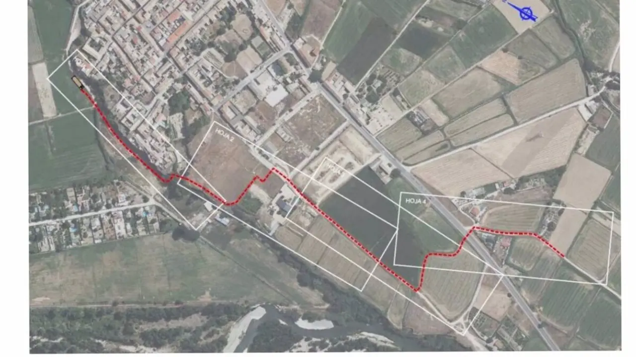 Ubicaci&oacute;n del futuro tanque de tormentas en Pe&ntilde;aflor - AYUNTAMIENTO DE ZARAGOZA