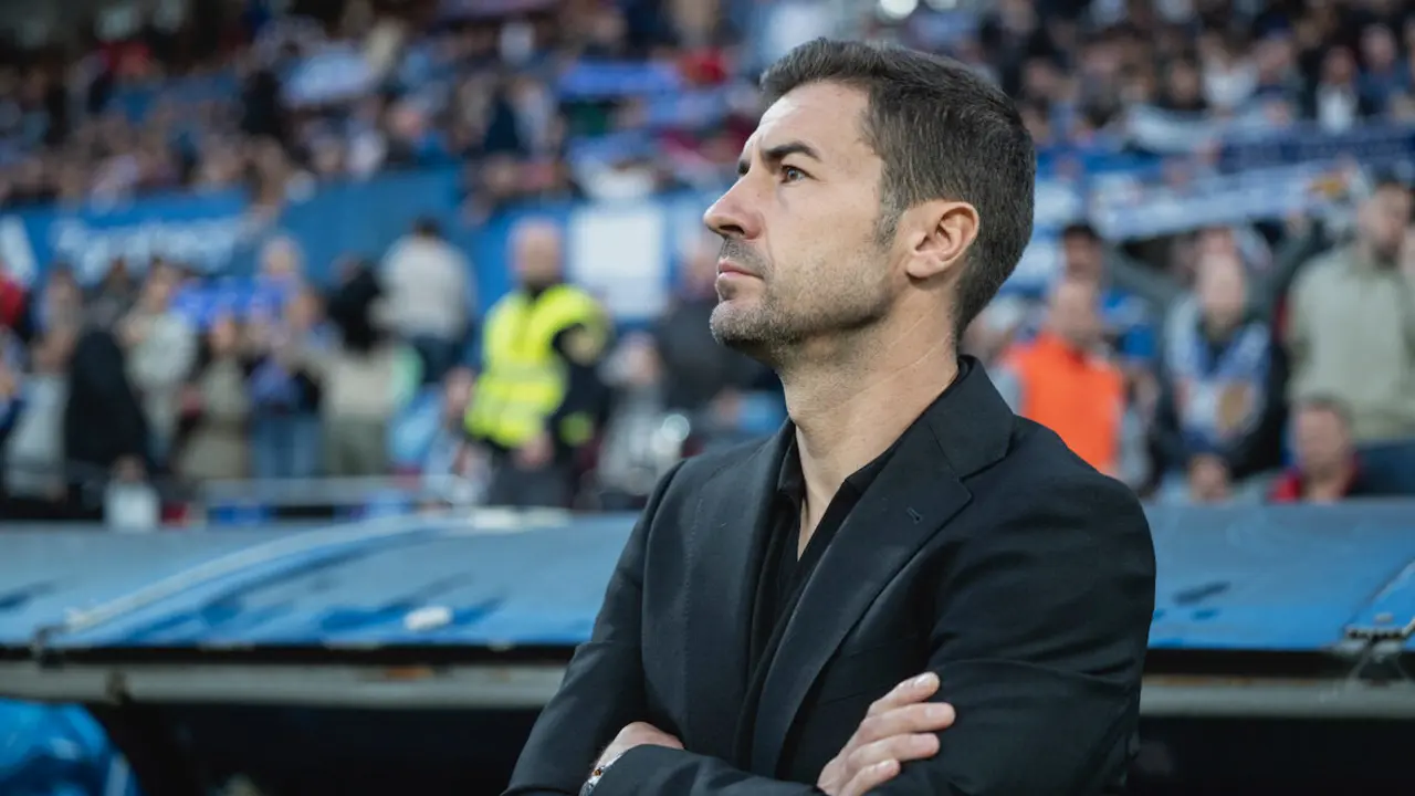Gabi en el Real Zaragoza / MARCOS CEBRI&Aacute;N