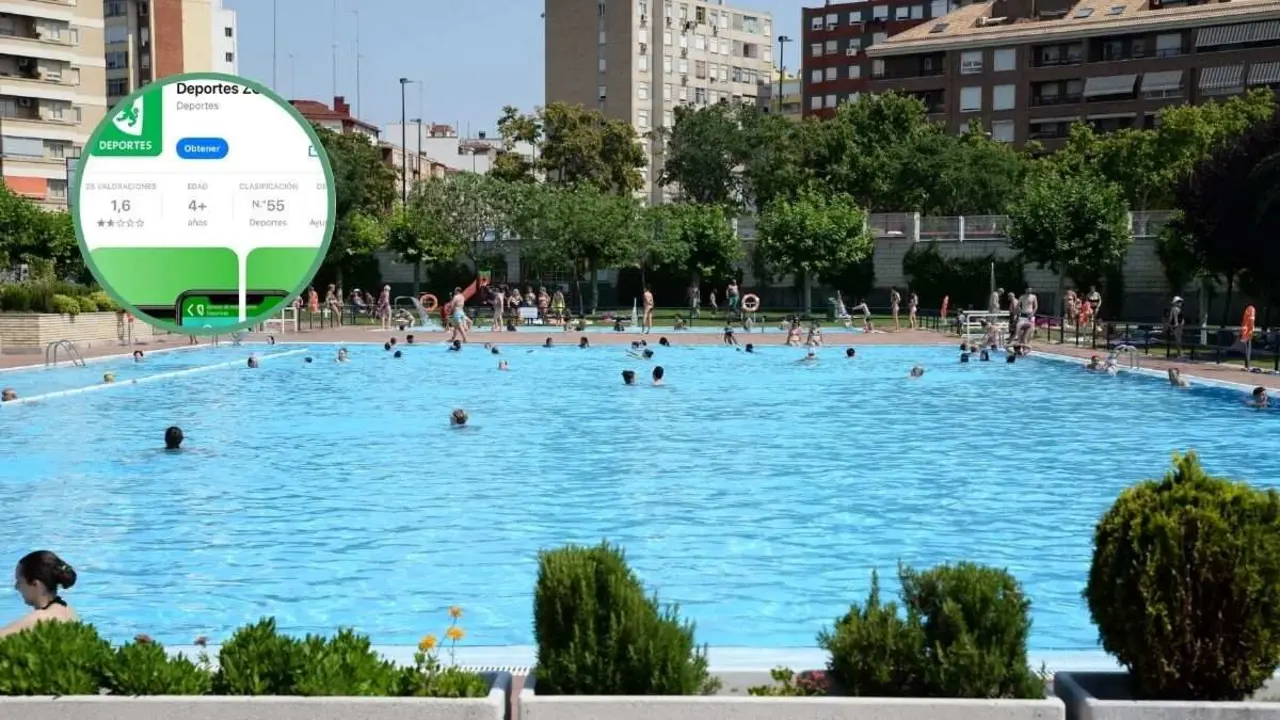 Nueva App para comprobar el aforo de las piscinas en tiempo real / V&iacute;a Ayto Zaragoza