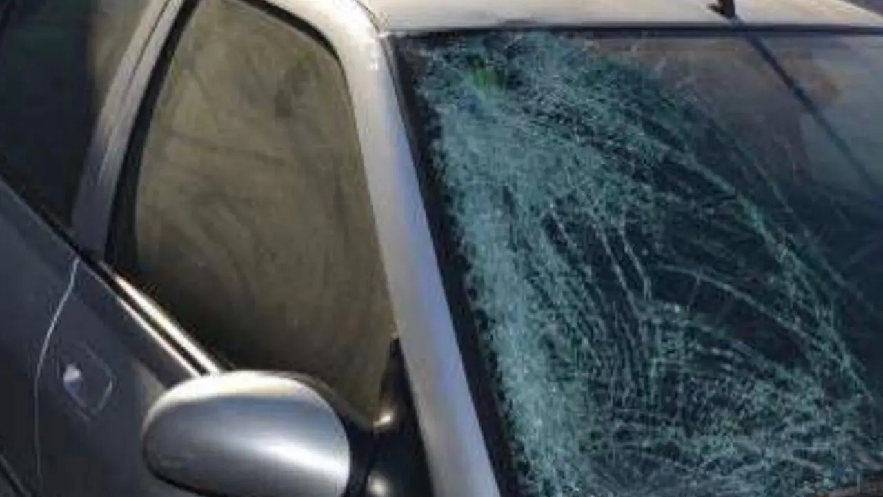 Imagen del impacto que ten&iacute;a el veh&iacute;culo implicado /Cedida a H.A.
