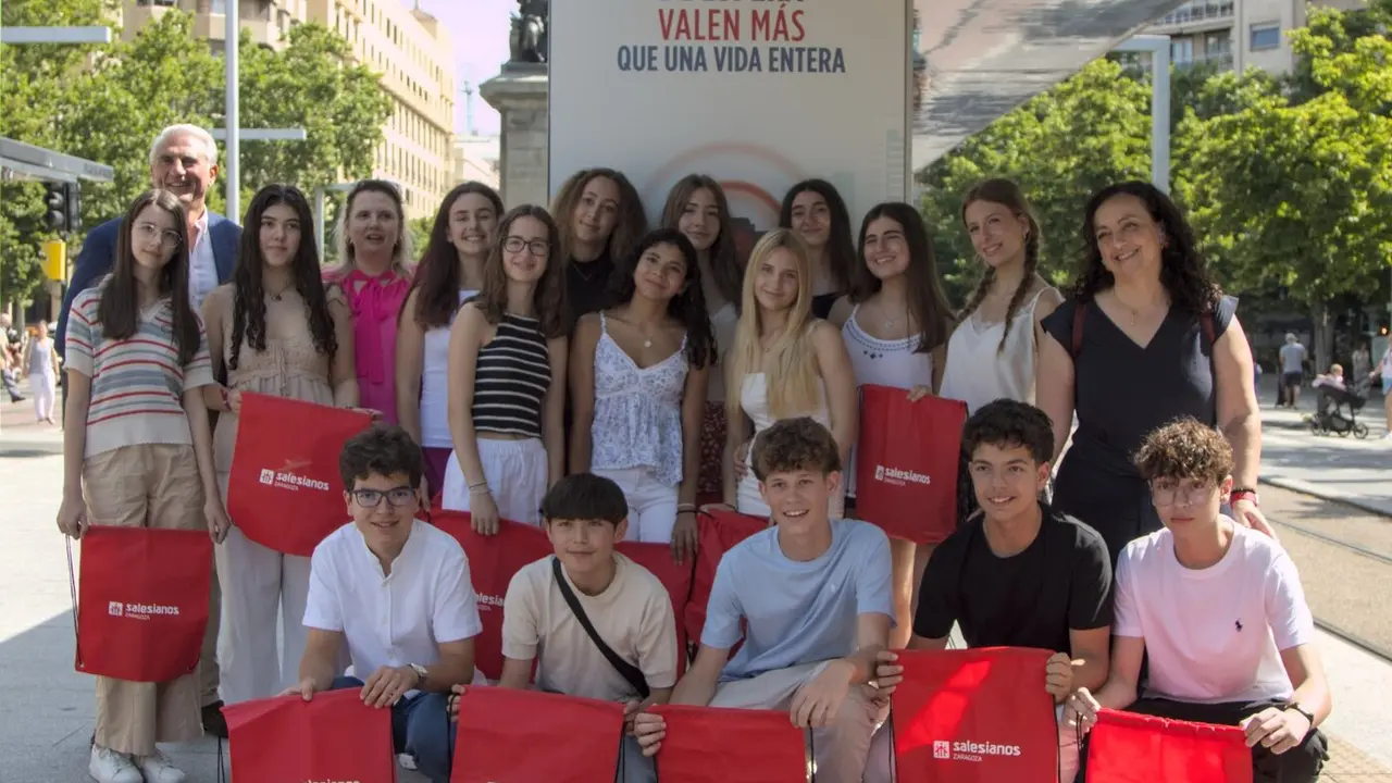 Los alumnos de 3&ordm; de ESO del Colegio Nuestra Se&ntilde;ora del Pilar.