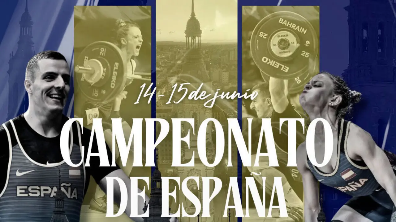 Cartel Campeonato Halterofilia