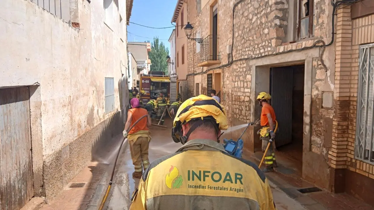 Operativo de Sarga limpiando en Letux