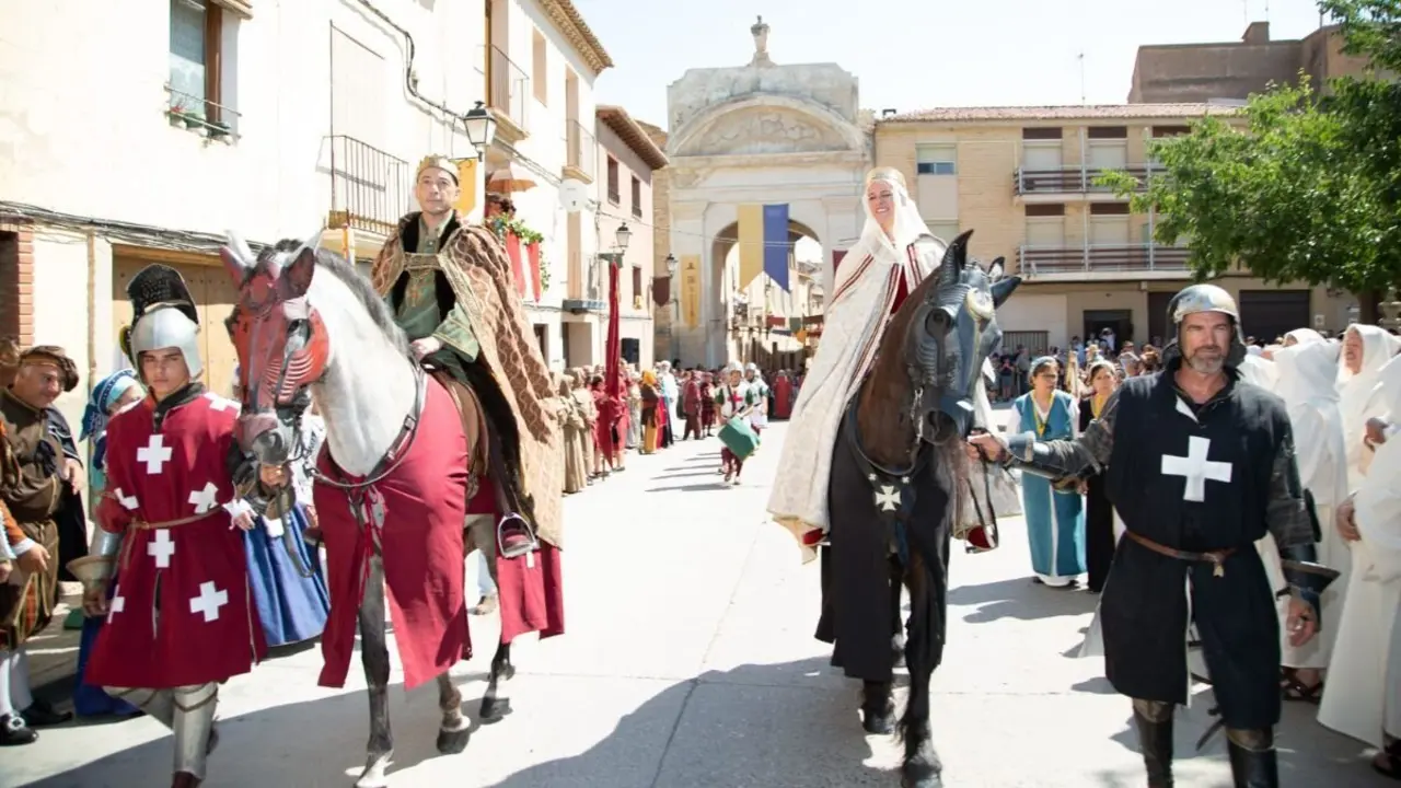 Imagen de archivo de una edici&oacute;n anterior de la Llegada de los Reyes Cat&oacute;licos a Borja.