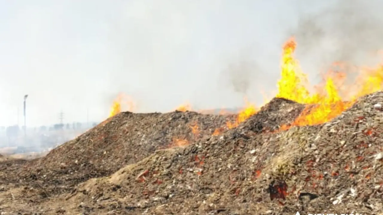 Incendio en Ejea de los Caballeros / BOMBEROS DPZ