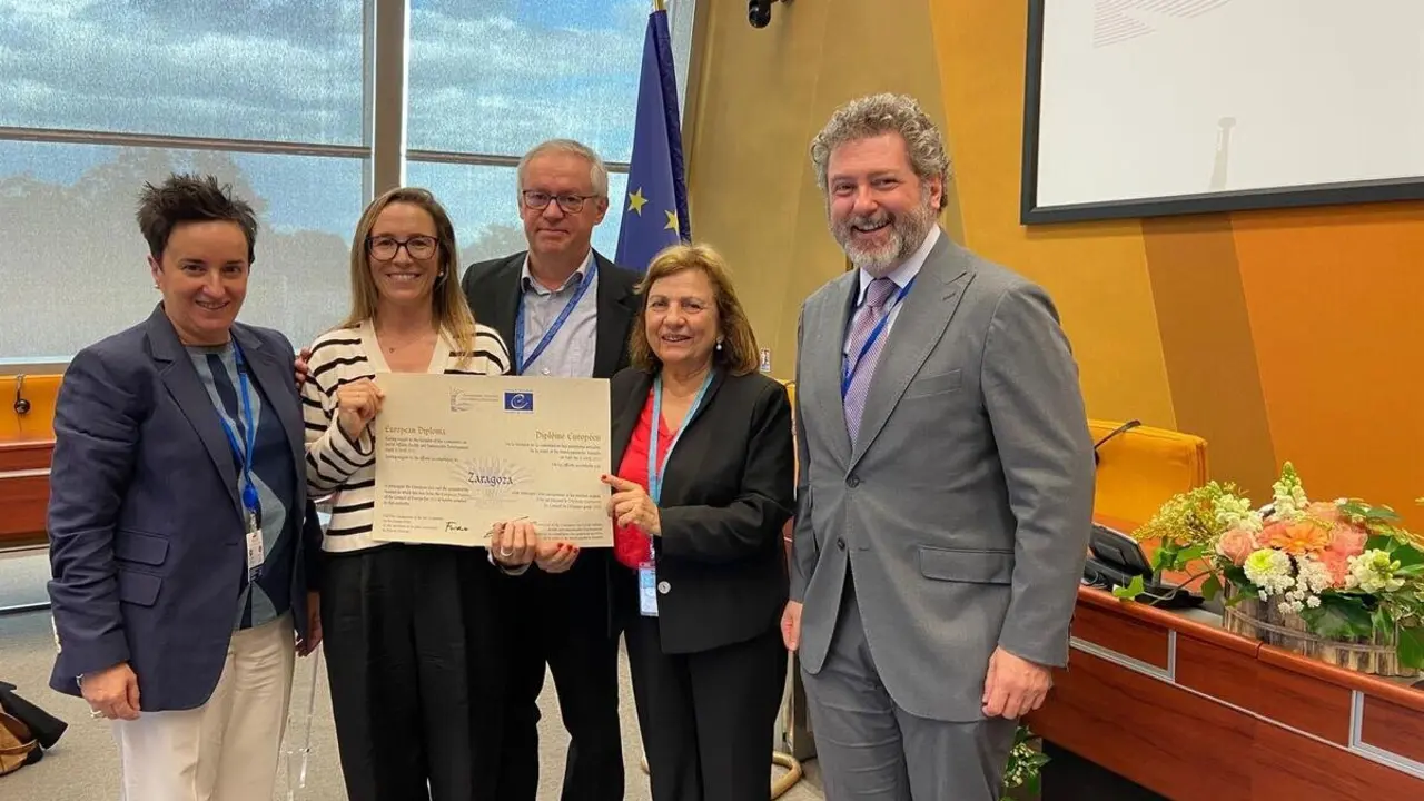 Esta Es La Primera Vez Que La Capital Aragonesa Recibe Este Premio Del Consejo De Europa.
- AYUNTAMIENTO DE ZARAGOZA