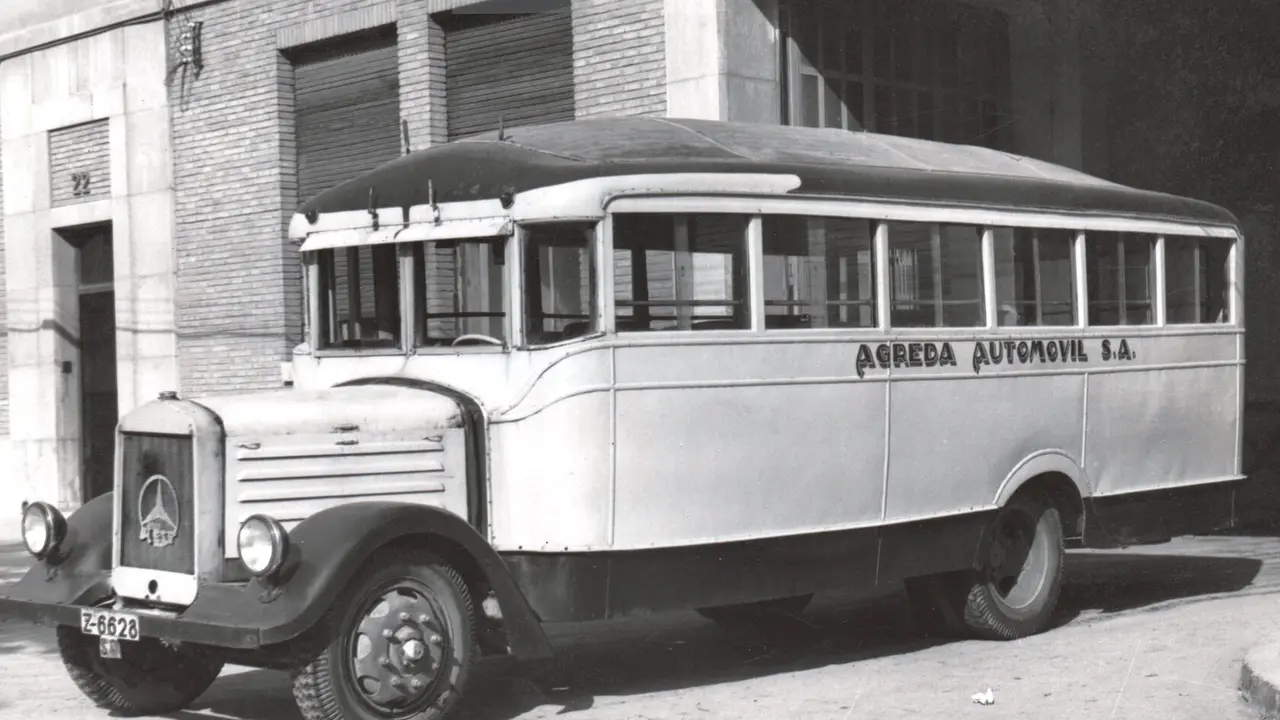 &Aacute;greda empez&oacute; a ofrecer rutas regulares de bus en 1927 / Grupo &Aacute;greda