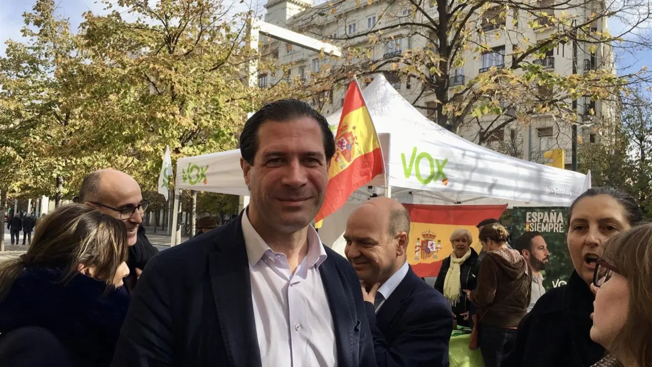 Archivo - El diputado de Vox en Congreso de los Diputados por Zaragoza, Pedro Fern&aacute;ndez ./ Europa Press