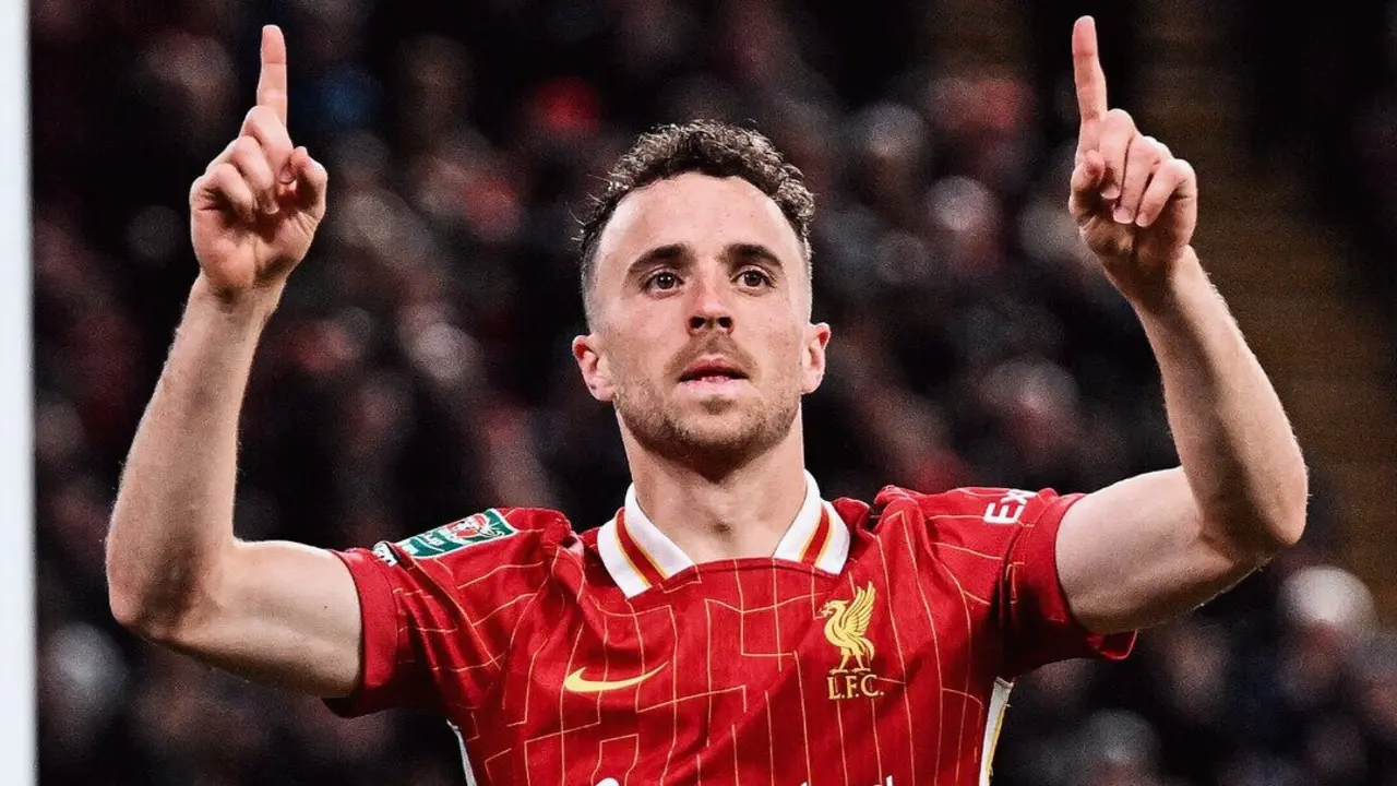 Diogo Jota durante un partido / Liverpool