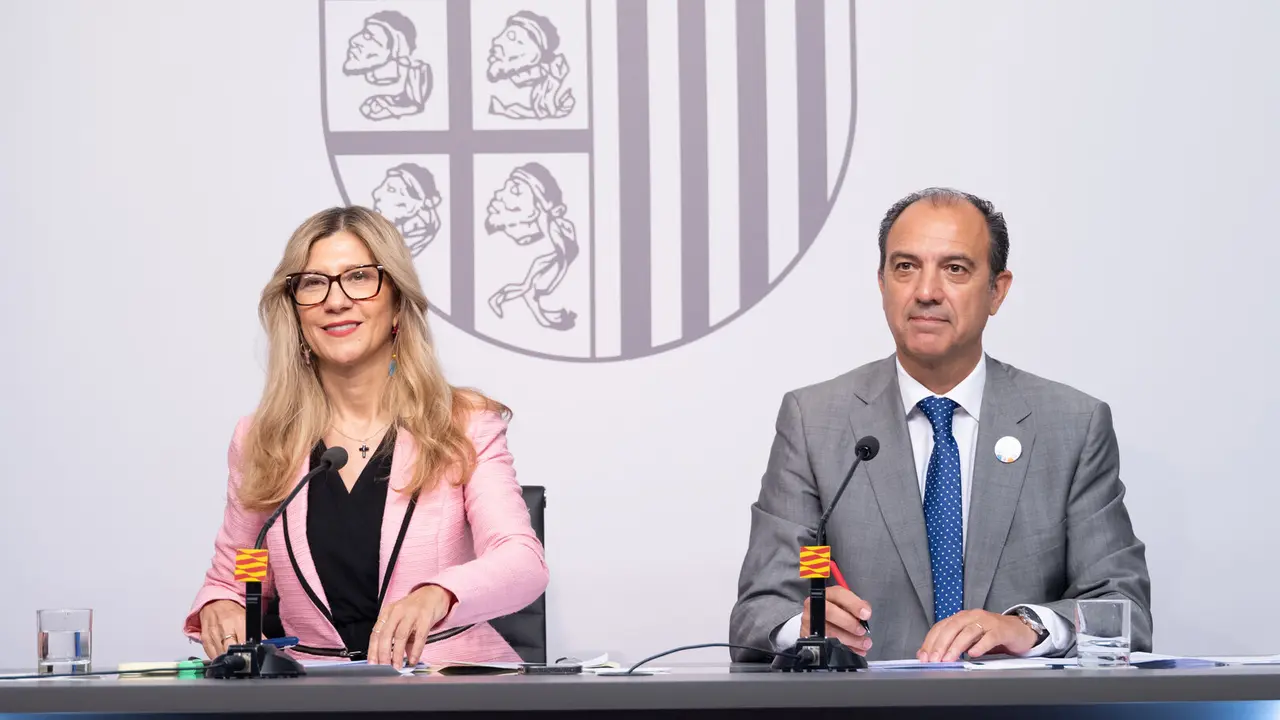 Rueda de prensa tras el Consejo de Gobierno./ Fabi&aacute;n Sim&oacute;n
