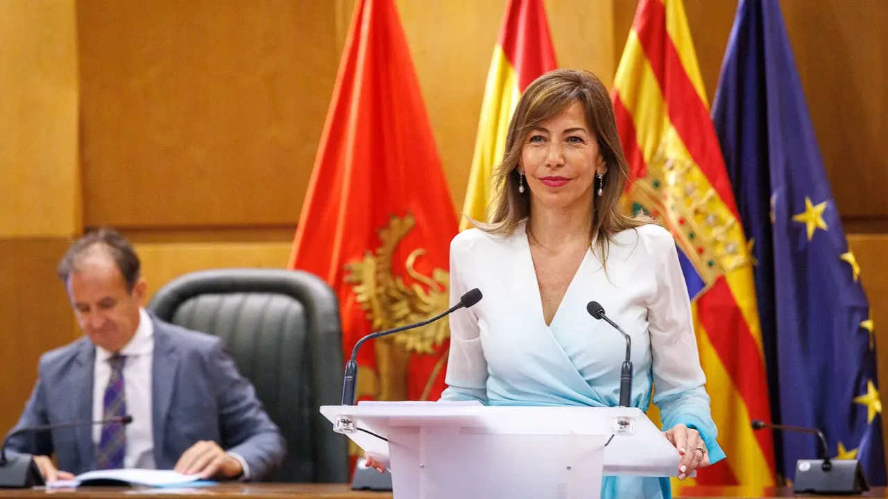 La alcaldesa de Zaragoza, Natalia Chueca. / AZ