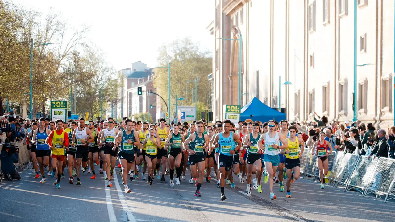 Imagen de la Marat&oacute;n de Zaragoza de 2025 / Mann-Filter Marat&oacute;n de Zaragoza