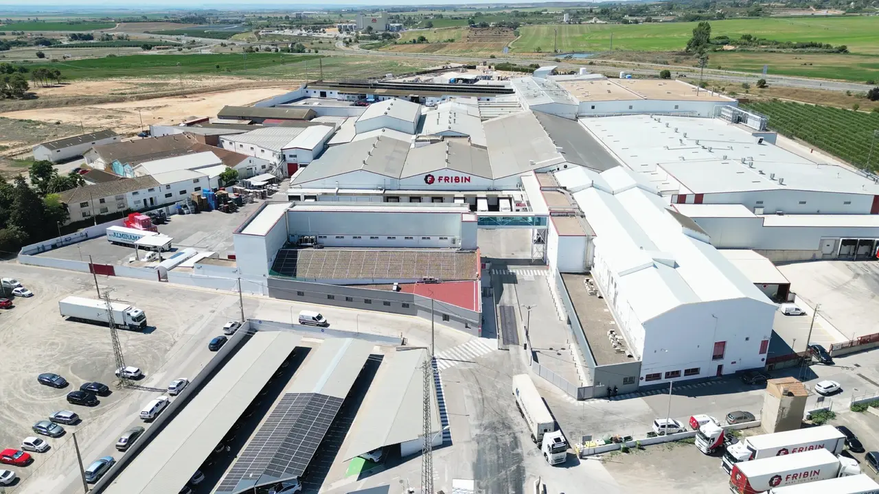 Vista a&eacute;rea de la empresa FRIBIN