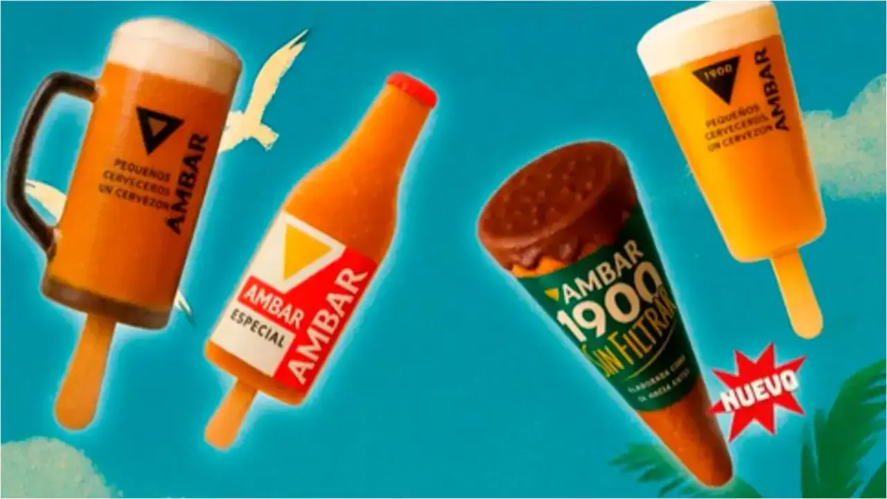 Helado de cerveza, la nueva innovaci&oacute;n de Ambar