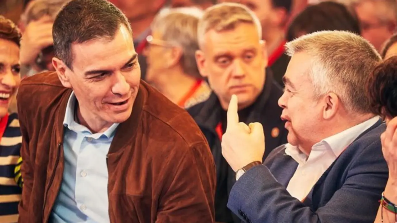 Pedro Sanchez y Santos Cerd&aacute;n