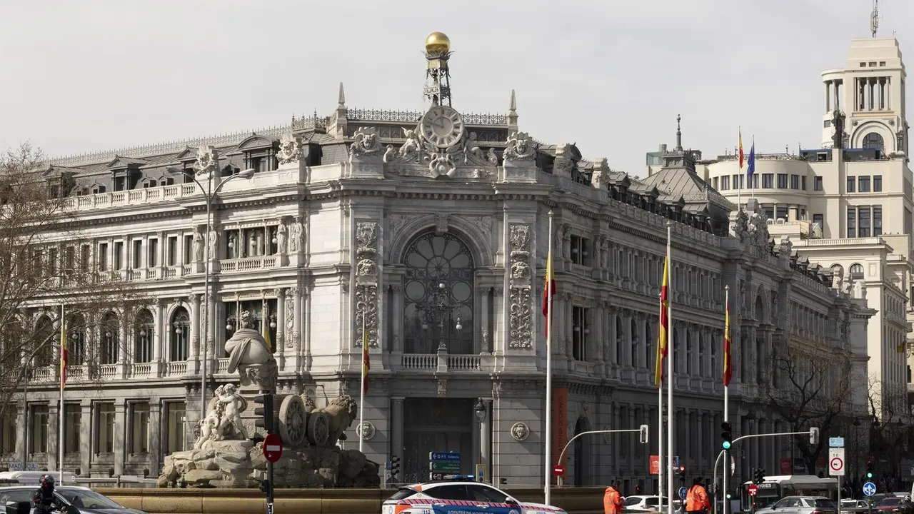 Fachada del Banco de Espa&ntilde;a