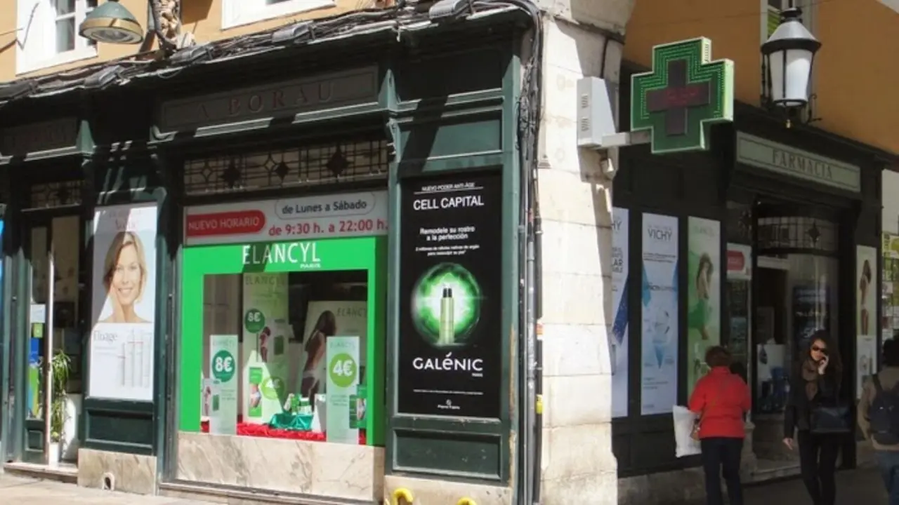 Farmacia Borau en el centro de Zaragoza