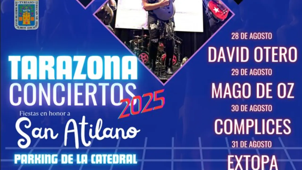 Programaci&oacute;n de conciertos por las fiestas de Tarazona