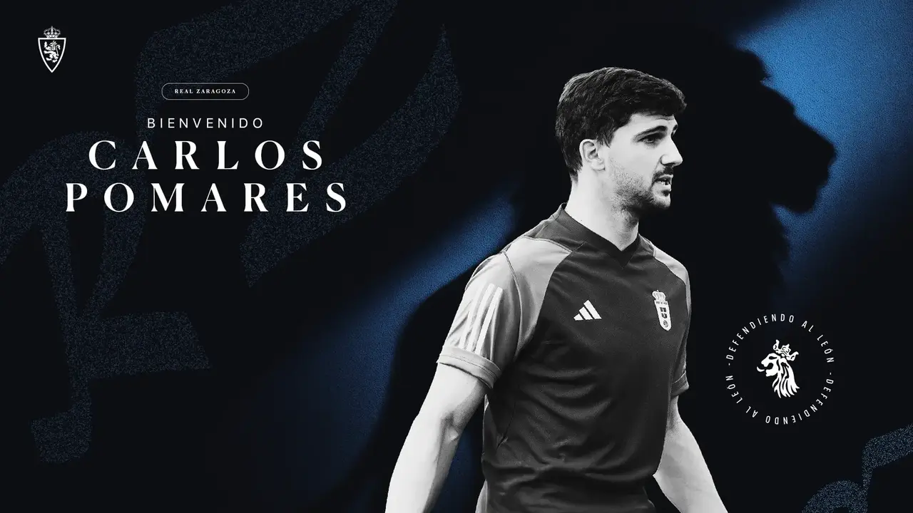 Carlos Pomares, nuevo futbolista del Real Zaragoza