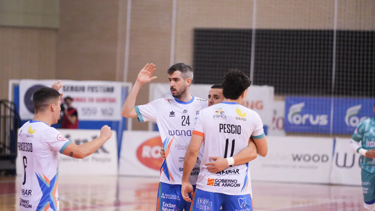 Jugadores de Wanapix Zaragoza durante un encuentro la pasada temporada / Wanapix Zaragoza