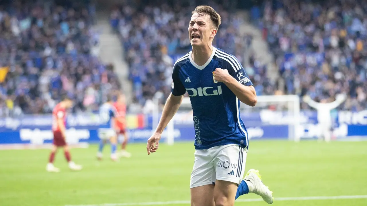 Paulino de la Fuente durante un partido / Real Oviedo
