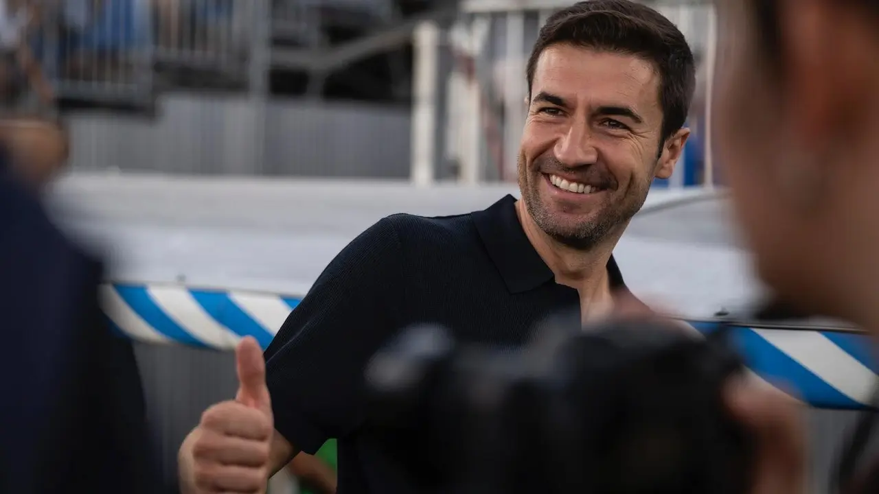 Gabi Fern&aacute;ndez, entrenador del Real Zaragoza / Marcos Cebri&aacute;n