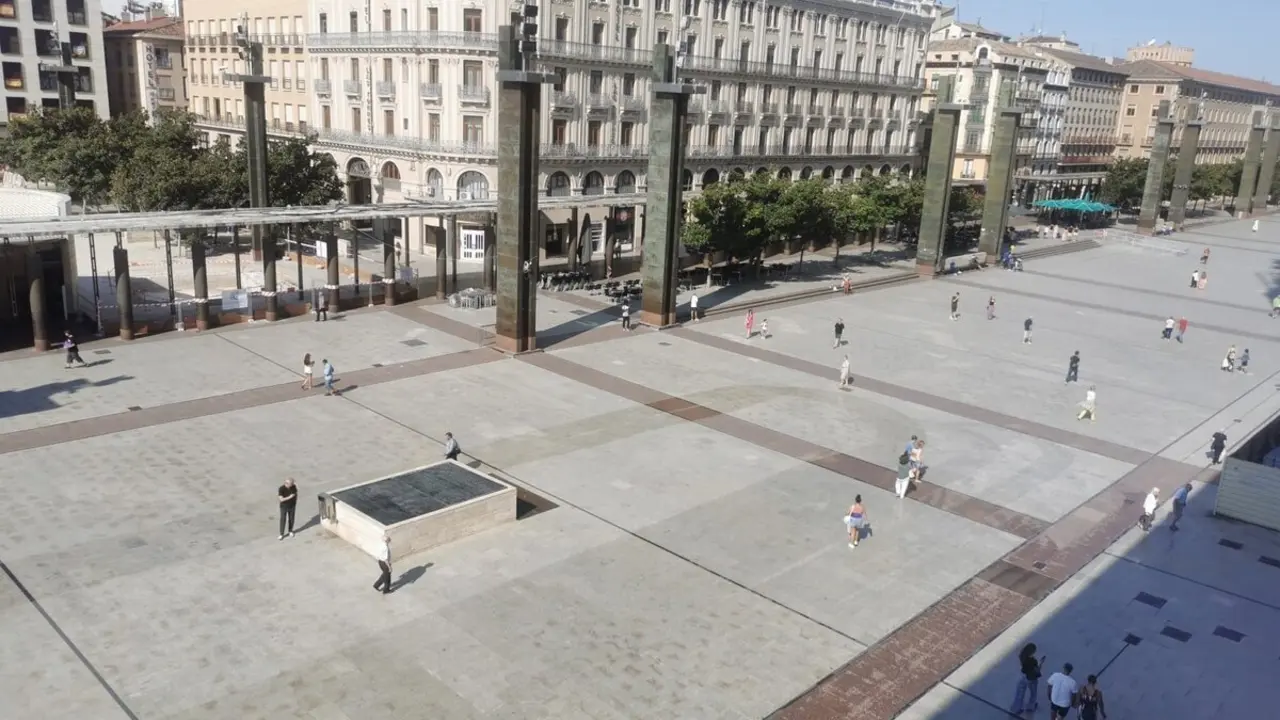 Las c&aacute;maras se instalar&aacute;n en trece puntos de la plaza del Pilar.
- AYUNTAMIENTO
