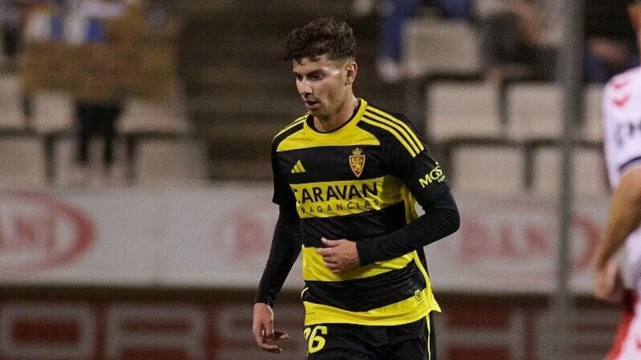 Gori Gracia durante un partido con el Real Zaragoza / RZ